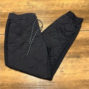 Athleta Black Quilted woman’s Joggers